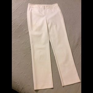 Nordstrom Collection White Cotton Spandex Sz.2